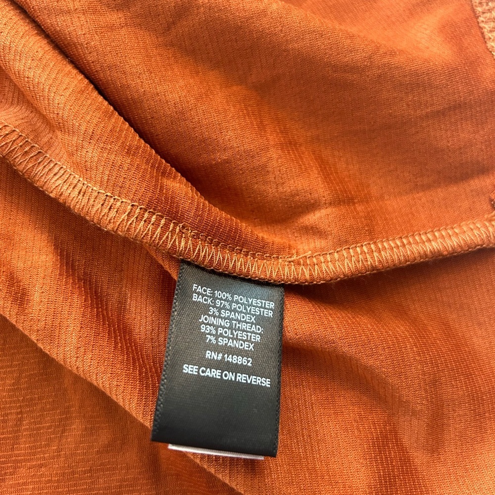 NWT Torrid Goddess Neck Tank Ribbed Rust Orange Size 3 (22/24) - Picture 5 of 7